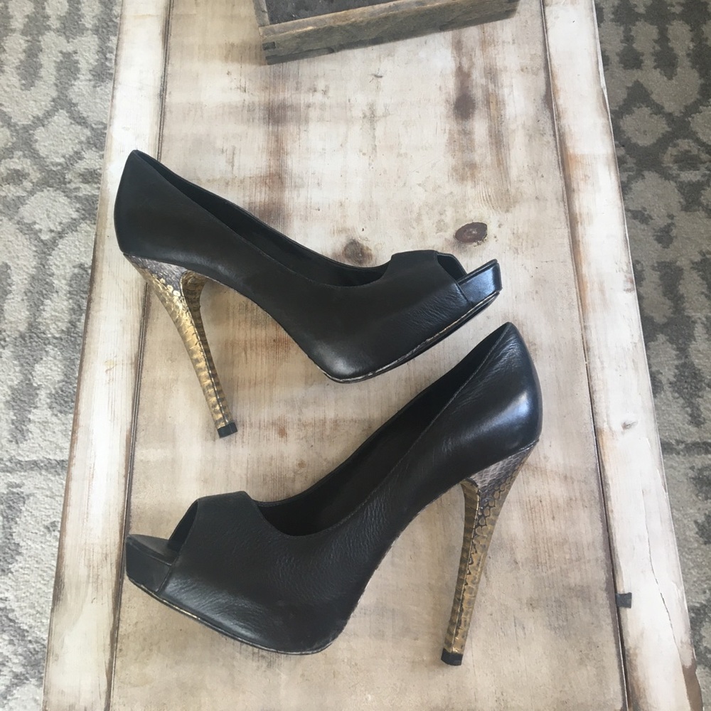 Report Signature — Peeptoe Stilettos — US 8.5